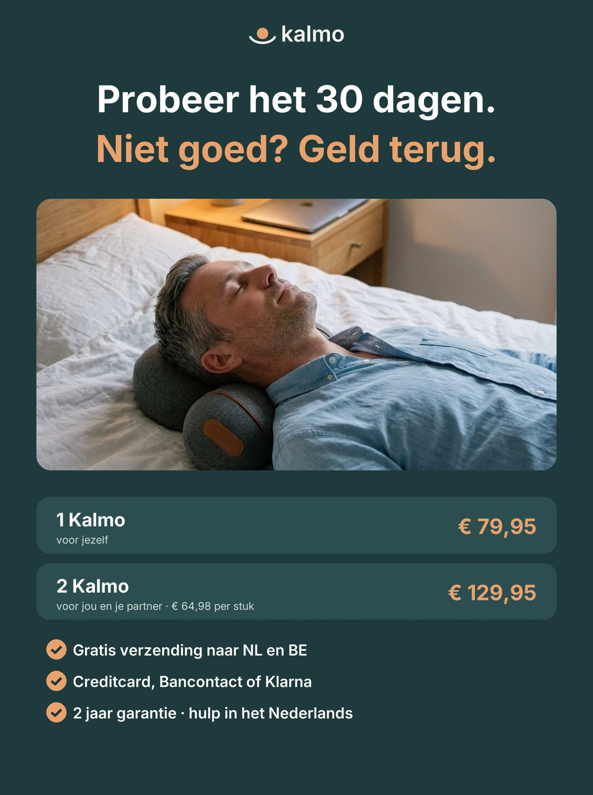30 dagen proberen, gratis verzending